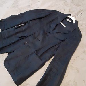 Macleod boys navy linen blazer - made in Italy